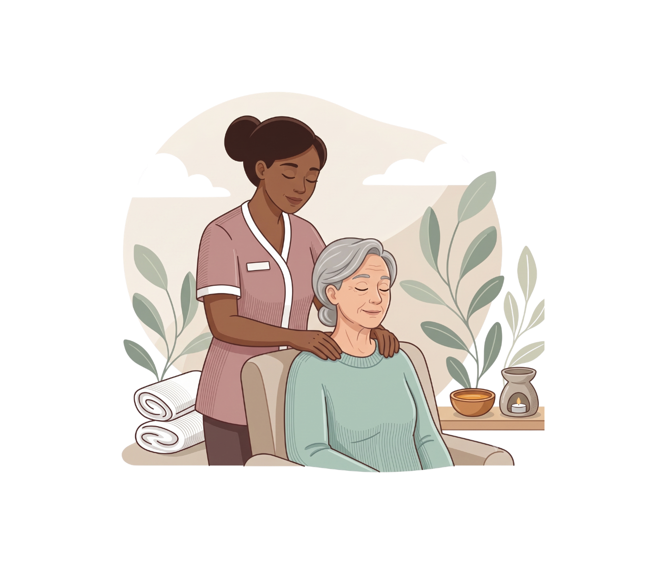 Remedial massage support